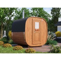 Fjordholz Fass-Sauna Modell Quadro 230 cm Fjordholz Fass-Sauna Modell Quadro 230 cm
