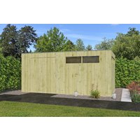 Gartenhaus Modell QBV3-Line 14,90 m² Rabatt: 26 % Gartenhaus Modell QBV3-Line 14,90 m² Rabatt: 26 %