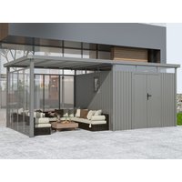 24% reduziert – Metall Gerätehaus Modell Style 7,56 m² Spar-Set-5 24% reduziert – Metall Gerätehaus Modell Style 7,56 m² Spar-Set-5