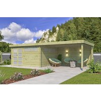 Flachdach Gartenhaus Modell Nelo 44 C mit 400 cm A Rabatt: 26 % Flachdach Gartenhaus Modell Nelo 44 C mit 400 cm A Rabatt: 26 %