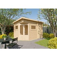 Fjordholz 5-Eck Gartenhütte Modell Leva 2D 4x3m Fjordholz 5-Eck Gartenhütte Modell Leva 2D 4x3m