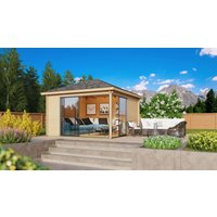 Fjordholz Gartenpavillon Modell Alu 44 E Fjordholz Gartenpavillon Modell Alu 44 E