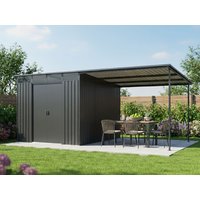 Metall Gerätehaus Modell Lübeck 12,36 m² Rabatt: 38 % Metall Gerätehaus Modell Lübeck 12,36 m² Rabatt: 38 %