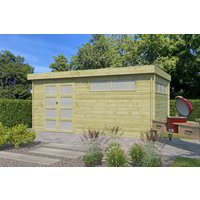 Flachdach Gartenhaus Modell Nelo 44 D Rabatt: 26 % Flachdach Gartenhaus Modell Nelo 44 D Rabatt: 26 %