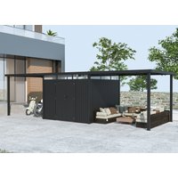 38% reduziert – Metall Gartenhaus Modell Style 7,56 m² Spar-Set-3 8m² 38% reduziert – Metall Gartenhaus Modell Style 7,56 m² Spar-Set-3 8m²