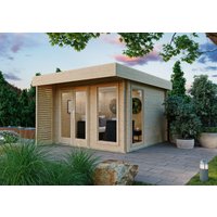 Fjordholz Flachdach Gartenhaus Modell Pina 28 Fjordholz Flachdach Gartenhaus Modell Pina 28
