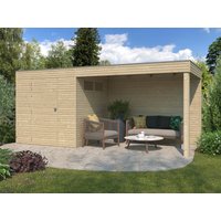 29% reduziert – Holzgartenhaus Modell QB-Line 4,41 m² + Anbau 29% reduziert – Holzgartenhaus Modell QB-Line 4,41 m² + Anbau