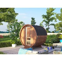 Fjordholz Fass-Sauna Modell Leo Classic, B- Ware Rabatt: 21 % Fjordholz Fass-Sauna Modell Leo Classic, B- Ware Rabatt: 21 %