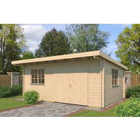 Fjordholz Holzgarage Modell Neustadt 44 A Fjordholz Holzgarage Modell Neustadt 44 A