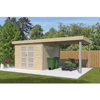 Gartenhaus Alu-Line Modell Kasuko mit Anbau Rabatt: 26 % Gartenhaus Alu-Line Modell Kasuko mit Anbau Rabatt: 26 %
