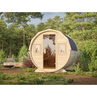 Fjordholz Fass-Sauna Modell Ando Fjordholz Fass-Sauna Modell Ando