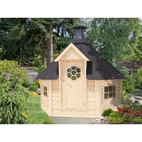 Fjordholz 6-Eck Grillkota Modell Nils 6m² Rabatt: 26 % Fjordholz 6-Eck Grillkota Modell Nils 6m² Rabatt: 26 %