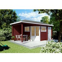 26 % Discount! Fjordholz 5-Eck Holzhütten Modell Evelyn 2E 15m² 26 % Discount! Fjordholz 5-Eck Holzhütten Modell Evelyn 2E 15m²