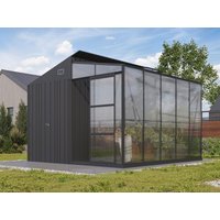 Gartenhausfabrik Kombi Gewächs und Gerätehaus Modell Greenstore 8