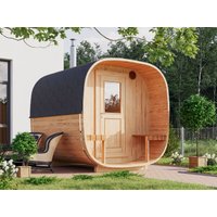 Fjordholz Fass-Sauna Modell Quadro 240 cm (RABATT 26%) Rabatt: 26 % Fjordholz Fass-Sauna Modell Quadro 240 cm (RABATT 26%) Rabatt: 26 %