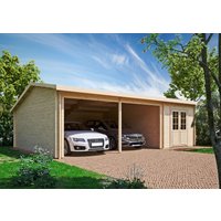 Fjordholz Holzgarage Modell Holnis 70 Fjordholz Holzgarage Modell Holnis 70