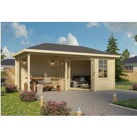 26% reduziert – 5-Eck Holzgartenhaus Modell Helsingborg 40 26% reduziert – 5-Eck Holzgartenhaus Modell Helsingborg 40