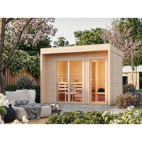 Fjordholz Saunahaus Modell Patio Größe M Fjordholz Saunahaus Modell Patio Größe M