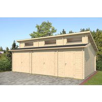 Fjordholz Holzgarage Modell Ibiza 44 D Fjordholz Holzgarage Modell Ibiza 44 D