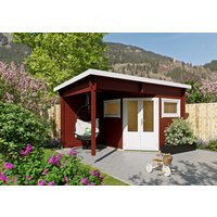 26 % Discount! Fjordholz 5-Eck Holzhütten Modell Leva 2B 15m² 26 % Discount! Fjordholz 5-Eck Holzhütten Modell Leva 2B 15m²