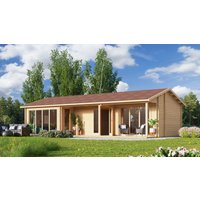Fjordholz Gartenhütte Modell Casablanca 70 6x4m Fjordholz Gartenhütte Modell Casablanca 70 6x4m