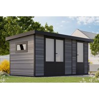 WPC Gartenhaus Modell Style DeLuxe 2-Raum 8,0 m² WPC Gartenhaus Modell Style DeLuxe 2-Raum 8,0 m²
