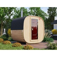 26% Rabatt ! Fjordholz Fass-Sauna Modell Quadro 200 cm 26% Rabatt ! Fjordholz Fass-Sauna Modell Quadro 200 cm