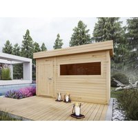 Fjordholz Saunahaus Modell Livia 40 Fjordholz Saunahaus Modell Livia 40