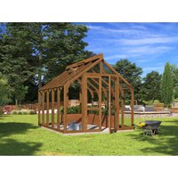 Lähe Premium Gewächshaus Modell Greenline Nr. 1 Lähe Premium Gewächshaus Modell Greenline Nr. 1