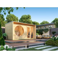 Fjordholz Saunahaus Modell Box Größe L natur Rabatt: 26 % Fjordholz Saunahaus Modell Box Größe L natur Rabatt: 26 %