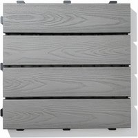 22% Discount! WPC Terrassenfliese Holzoptik Grau Set 1 m² 22% Discount! WPC Terrassenfliese Holzoptik Grau Set 1 m²