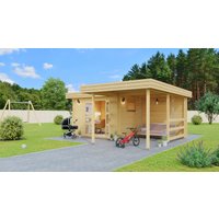 Fjordholz Gartenhaus Modell Roxana 44 Fjordholz Gartenhaus Modell Roxana 44