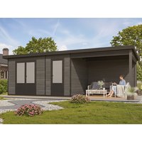 WPC Gartenhaus Modell Style DeLuxe 2-Raum mit Loun WPC Gartenhaus Modell Style DeLuxe 2-Raum mit Loun
