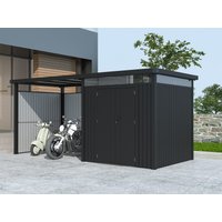 32% reduziert – Metall Gartenhaus Modell Style 4,45 m² Spar-Set 2 6m² 32% reduziert – Metall Gartenhaus Modell Style 4,45 m² Spar-Set 2 6m²
