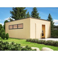 Fjordholz Holzgarage Modell Q-Bic 34 A Fjordholz Holzgarage Modell Q-Bic 34 A