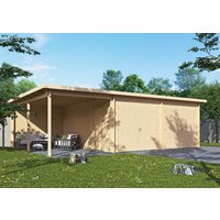 Fjordholz Holzgarage Modell Brühl 70 Fjordholz Holzgarage Modell Brühl 70