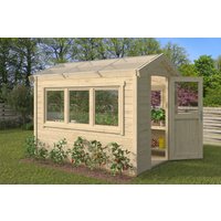Fjordholz Gewächshaus aus Holz Modell 28 A Fjordholz Gewächshaus aus Holz Modell 28 A