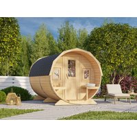 Fjordholz Fass-Sauna Modell Alvin (RABATT 26%) Rabatt: 26 % Fjordholz Fass-Sauna Modell Alvin (RABATT 26%) Rabatt: 26 %