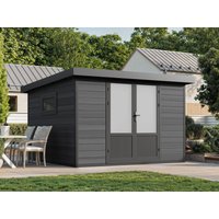 27% reduziert – WPC Holzgartenhaus Modell Style DeLuxe 8,4 m² 27% reduziert – WPC Holzgartenhaus Modell Style DeLuxe 8,4 m²