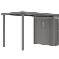29% reduziert – Seitendach für Gerätehaus Style 4,45 m² Alu Grau 29% reduziert – Seitendach für Gerätehaus Style 4,45 m² Alu Grau