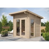 Fjordholz Saunahaus Modell Cube Panorama Fjordholz Saunahaus Modell Cube Panorama