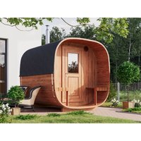 Fjordholz Fass-Sauna Modell Quadro 240 cm (RABATT 26%) Rabatt: 26 % Fjordholz Fass-Sauna Modell Quadro 240 cm (RABATT 26%) Rabatt: 26 %