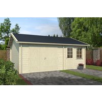 Fjordholz Holzgarage Modell Anton 44 A Fjordholz Holzgarage Modell Anton 44 A