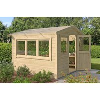 Fjordholz Gewächshaus aus Holz Modell 28 B Fjordholz Gewächshaus aus Holz Modell 28 B