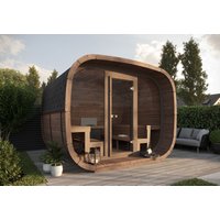 Fjordholz Fass-Sauna Modell Cubus Premium, B- Ware (RABATT 37%) Rabatt: 37 % Fjordholz Fass-Sauna Modell Cubus Premium, B- Ware (RABATT 37%) Rabatt: 37 %