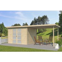 Gerätehaus Modell Umea 7,38 m² + 300 cm Anbau Rabatt: 26 % Gerätehaus Modell Umea 7,38 m² + 300 cm Anbau Rabatt: 26 %