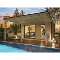 26% reduziert – Fjordholz Holzgartenhaus Modell Juist-4 mit Vordach 26% reduziert – Fjordholz Holzgartenhaus Modell Juist-4 mit Vordach