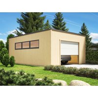 Fjordholz Holzgarage Modell Q-Bic 34 A Fjordholz Holzgarage Modell Q-Bic 34 A