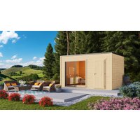 Fjordholz Gartenhütte Modell Q-BIC Alu 44 I 6x4m Fjordholz Gartenhütte Modell Q-BIC Alu 44 I 6x4m