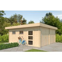 Fjordholz Holzgarage Modell Burg 44 Fjordholz Holzgarage Modell Burg 44